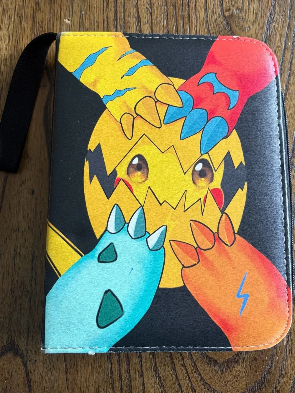 Pokémon Pikachu Themed Card Binder with 4 Pocket Card Sleeves (50 sleeves)